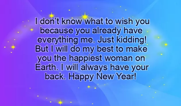 Romantic New Year Wishes