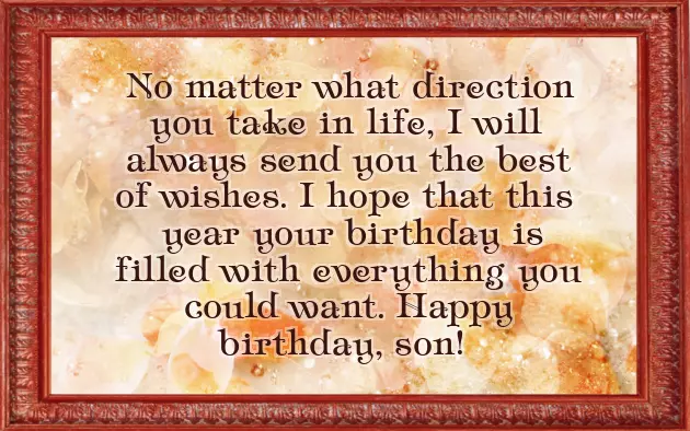 Happy Birthday Wishes For Lovely Son