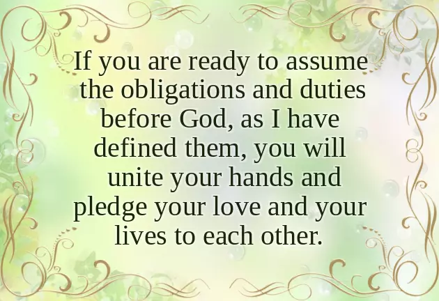 Wedding Ceremony Congratulations