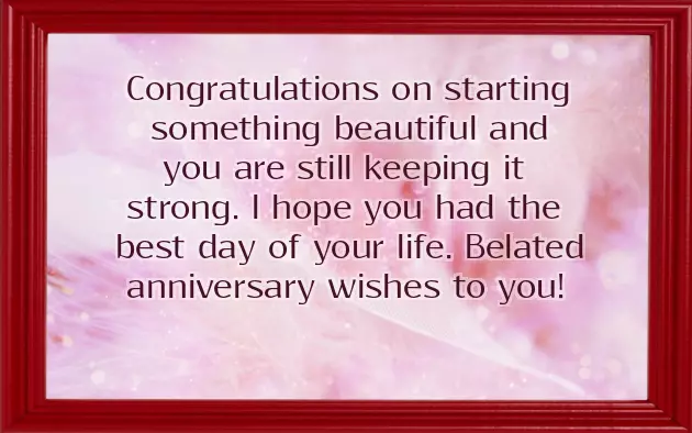 Belated 25Th Wedding Anniversary Wishes