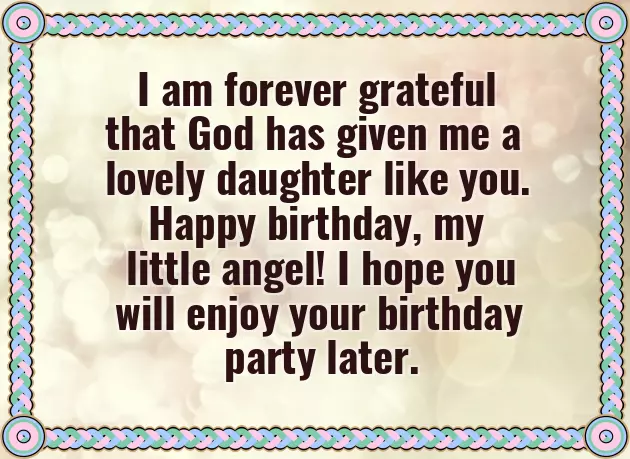Greetings To My Daughter Birthday