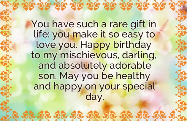 Happy Birthday Wishes For Adopted Son