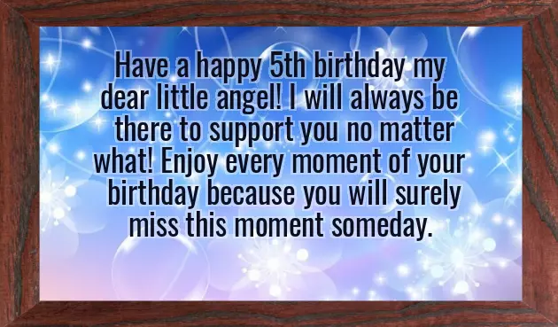 Happy Birthday Wishes For 5 Year Girl