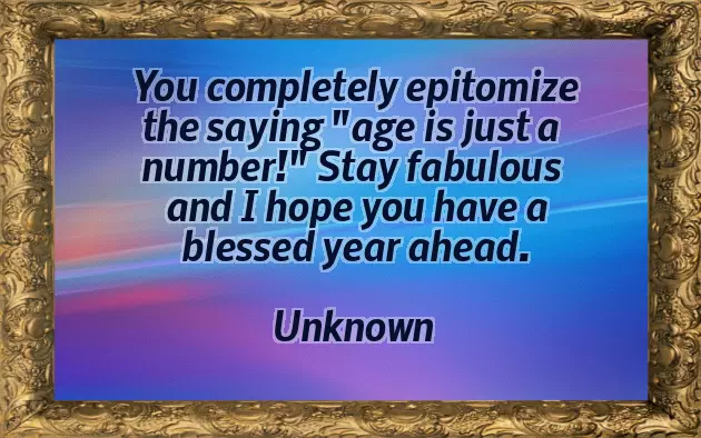 Age Is Just A Number Quotes