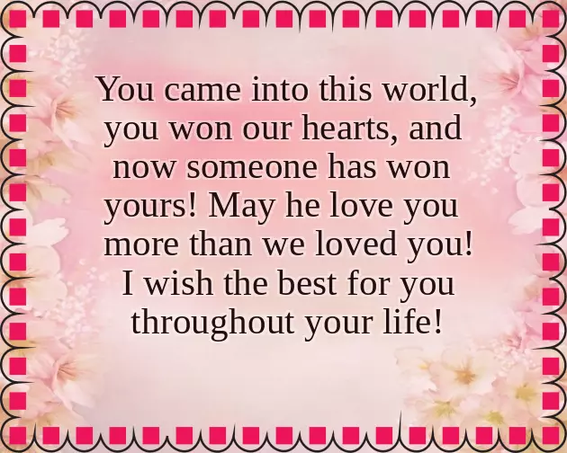 Wishes For New Married Life Wishes For New Married Life