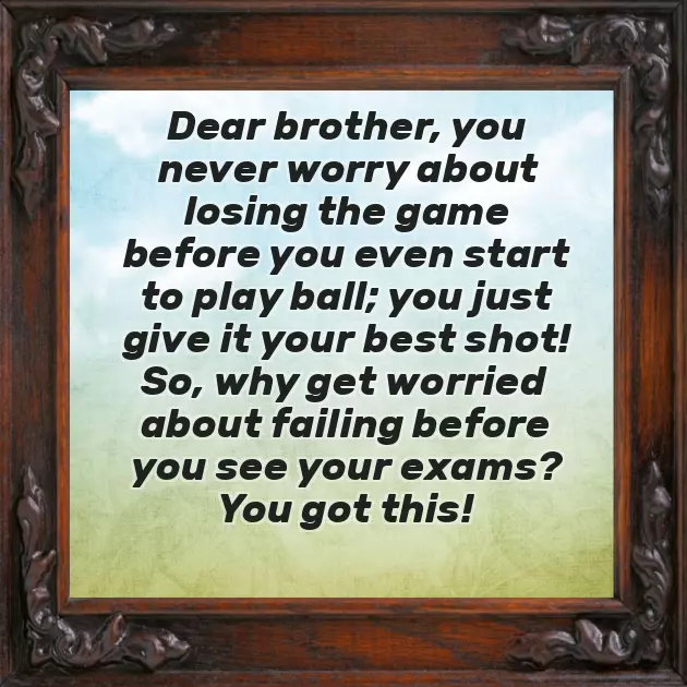 Good Luck On Your Test