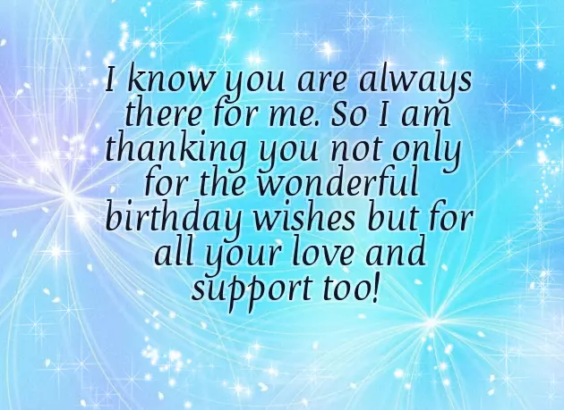 Big Thanks For Birthday Wishes