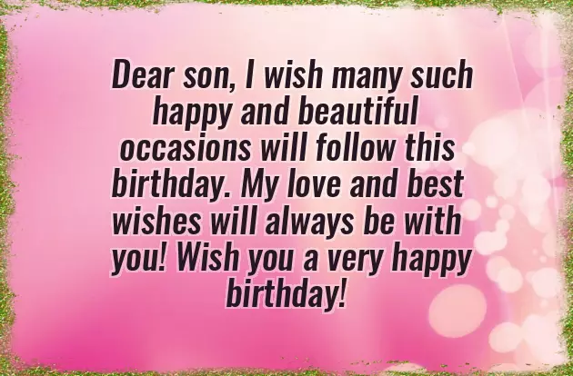 Son Birthday Wishes For Father Son Birthday Wishes For Father
