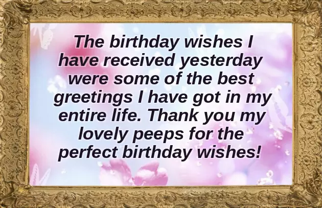 Appreciation Text For Birthday