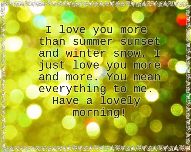 Good Morning Message With Good Morning Message With