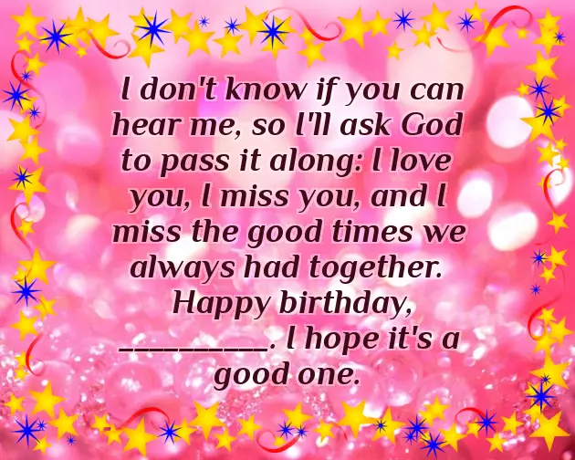 Happy Birthday To My Late Dad