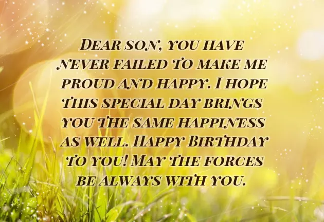 Happy Birthday Lovely Son