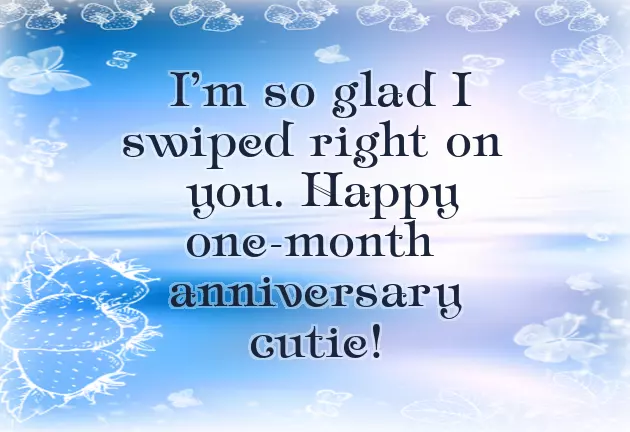 First Month Anniversary First Month Anniversary