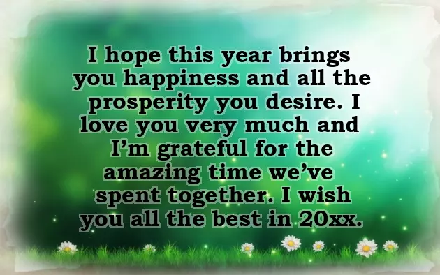 Happy New Year My Love Happy New Year My Love