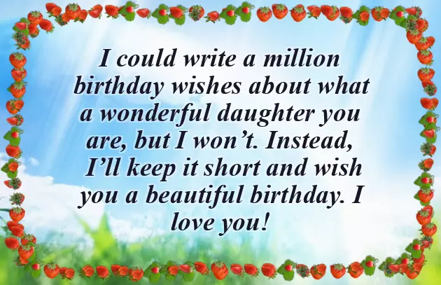 Birthday Wishes For Your Daughter Birthday Wishes For Your Daughter