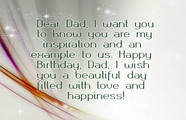 Happy Birthday Dad Text