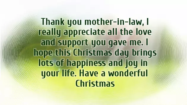 Merry Christmas Mother In Law