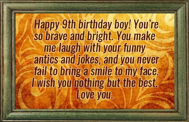 Birthday Greetings For A 9 Year Old Boy Birthday Greetings For A 9 Year Old Boy