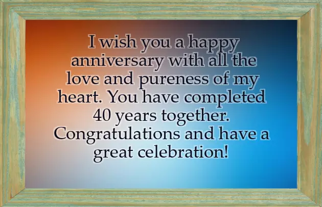 Happy 40Th Anniversary Happy 40Th Anniversary
