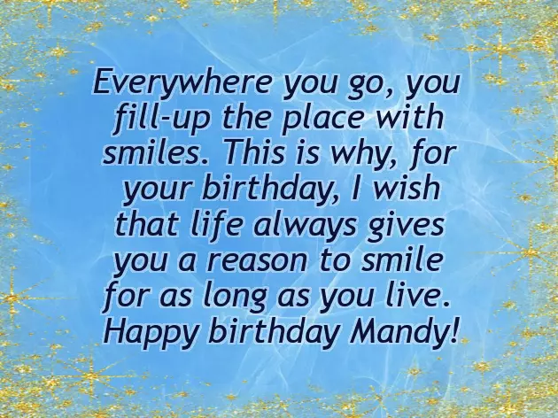 Happy Birthday Mandy Happy Birthday Mandy