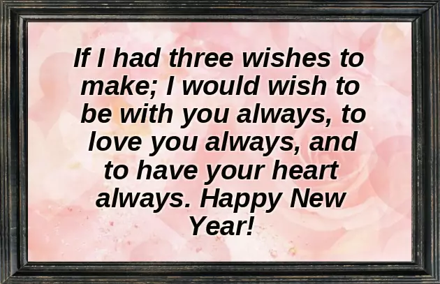 Happy New Year Wishes For Her