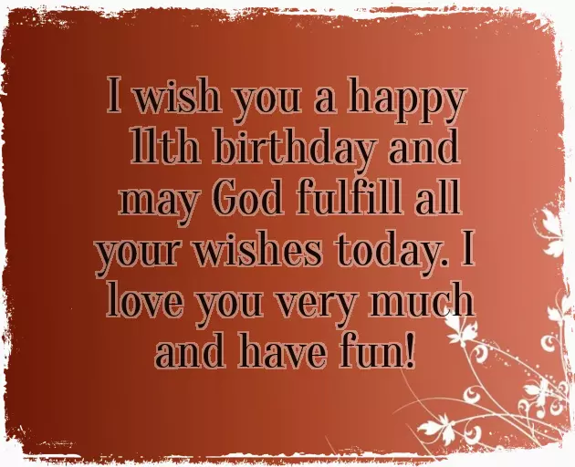11Th Birthday Wishes For Son 11Th Birthday Wishes For Son