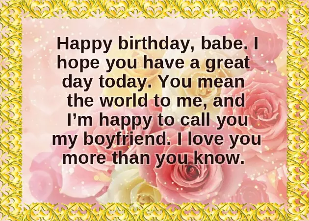 Happy Birthday Boyfriend Wishes Happy Birthday Boyfriend Wishes