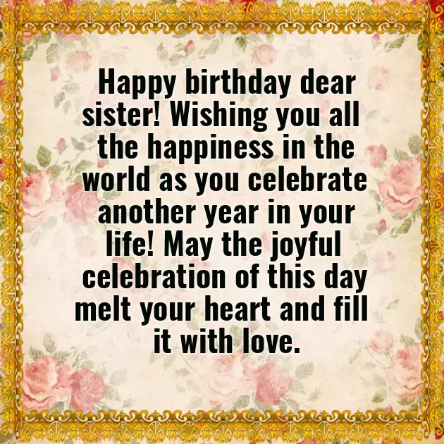 Birthday Wishes For Sister I Birthday Wishes For Sister I