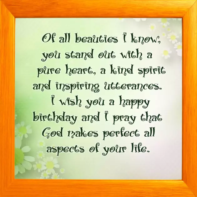 Birthday Wishes For Sister From Bible