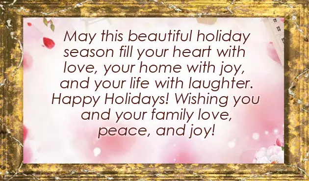 Warm Christmas Message Warm Christmas Message