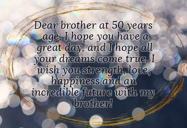 Happy 50Th Brother