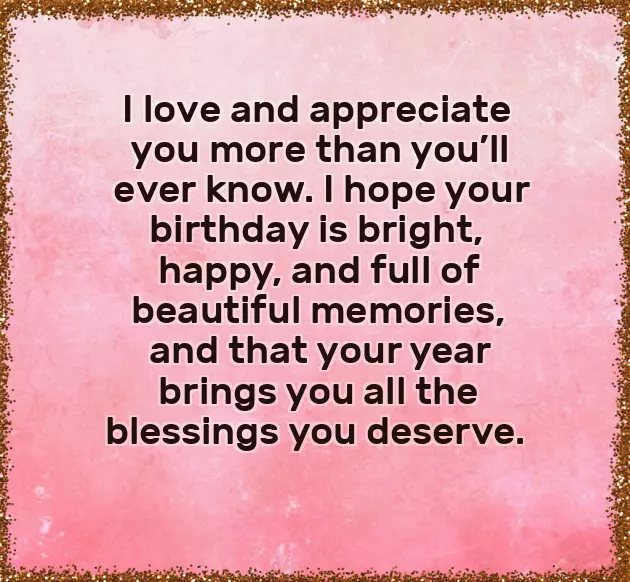 Happy Birthday Sweet Sister Wishes