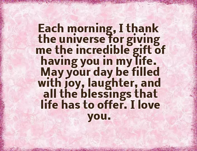 Morning Greetings For My Boyfriend