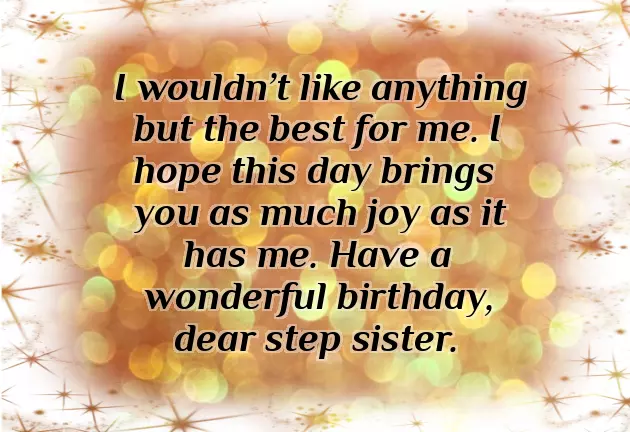 Step Sister Birthday Quotes Step Sister Birthday Quotes