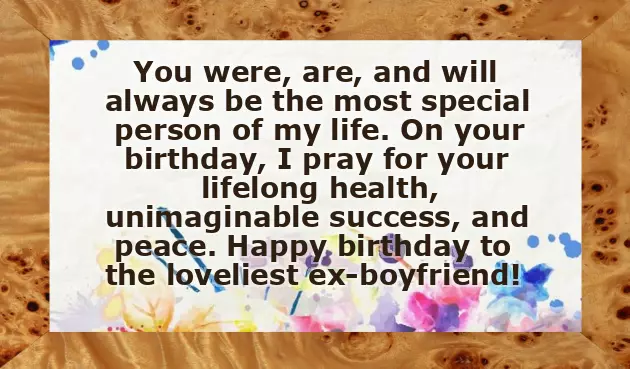 Happy Birthday Wishes For Ex Lover