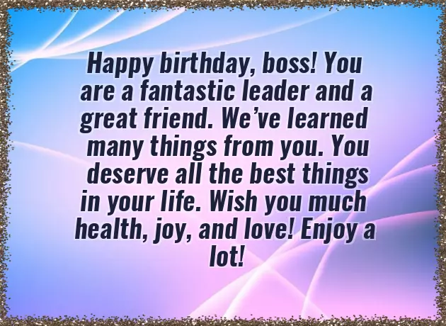 Happy Birthday Wishes For Manager Happy Birthday Wishes For Manager