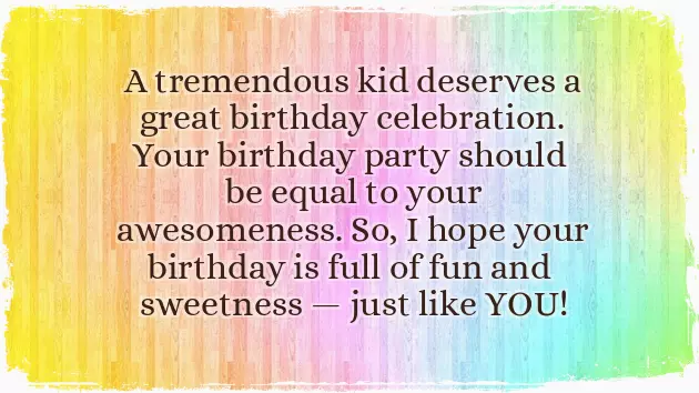 Bday Msg For Kids Bday Msg For Kids