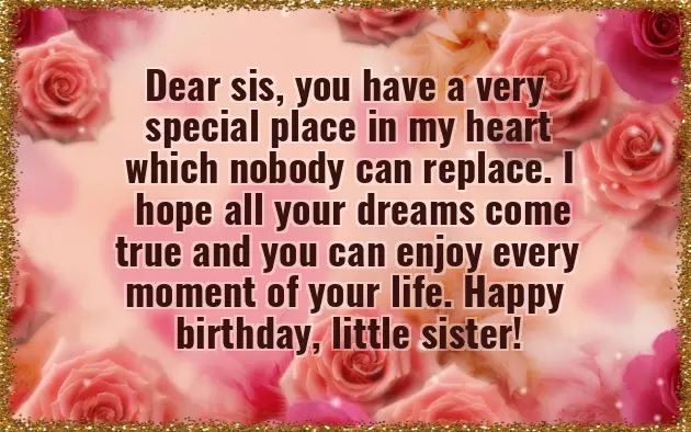 25Th Birthday Wishes For Sister