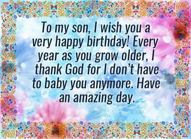 Birthday Greetings To Son From Dad Birthday Greetings To Son From Dad