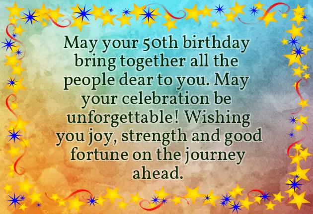 Humorous 50Th Birthday Wishes