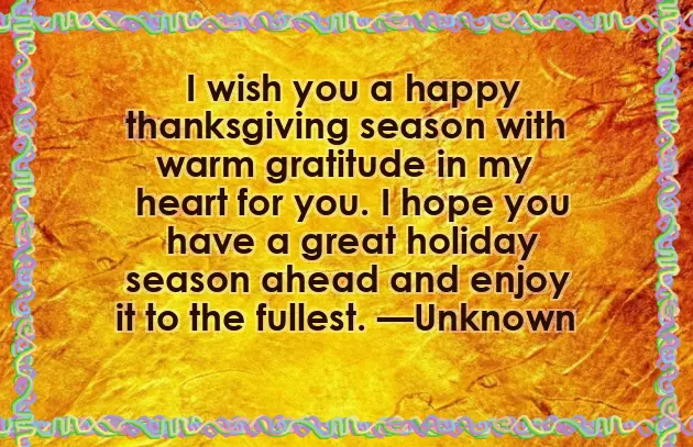 Congratulations Thanksgiving Day