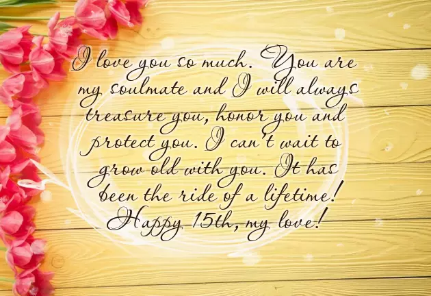 15Th Marriage Anniversary Wishes 15Th Marriage Anniversary Wishes