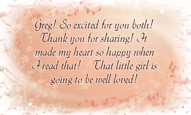 Congratulations To Grandparents On Arrival Of Baby Girl Congratulations To Grandparents On Arrival Of Baby Girl