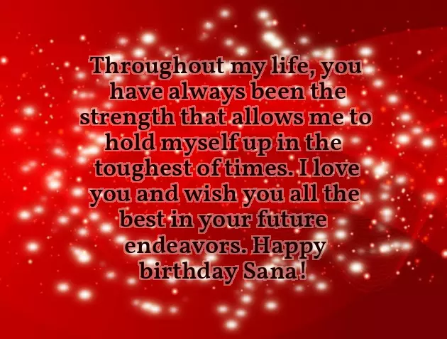 Happy Birthday Sana Wishes Happy Birthday Sana Wishes