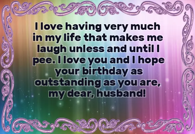 Hubby Birthday Lines