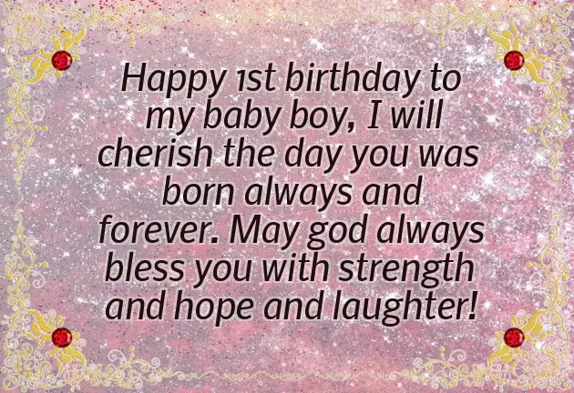 Birthday Wishes For My Little Boy