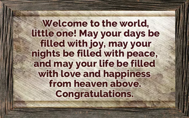 New Baby Wishes In English New Baby Wishes In English