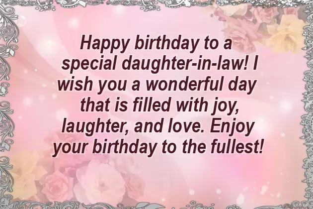 Daughter In Law Birthday Wishes Quotes Daughter In Law Birthday Wishes Quotes