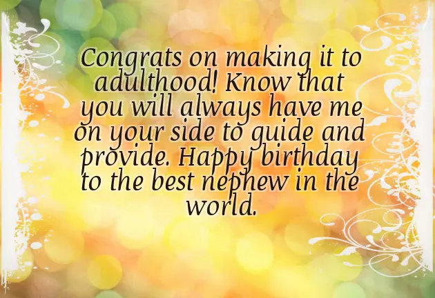 Birthday Wishes For My Nephew Boy