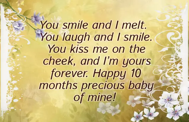 10 Month Birthday Wishes For Baby Girl 10 Month Birthday Wishes For Baby Girl